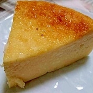 カフェ風簡単しっとりベイクドチーズケーキ